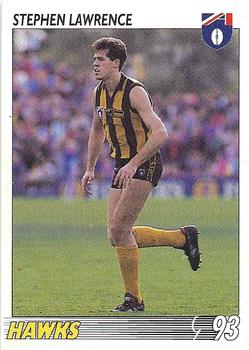 1993 Select AFL #77 Stephen Lawrence Front